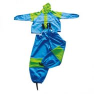 Pu Tricoated Knitted Polyester Fabric Raincoat